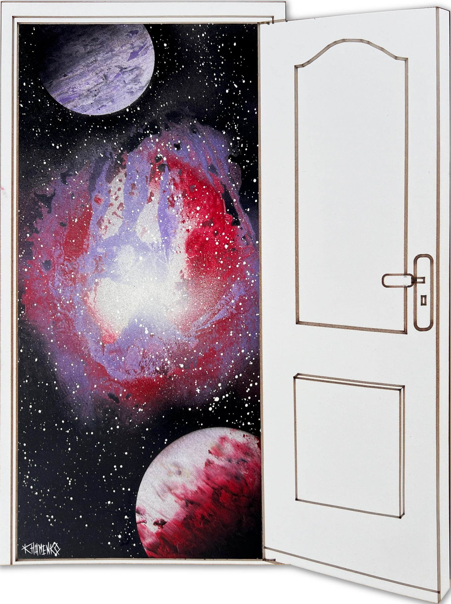 "Door into space" ORIGINAL  wall art