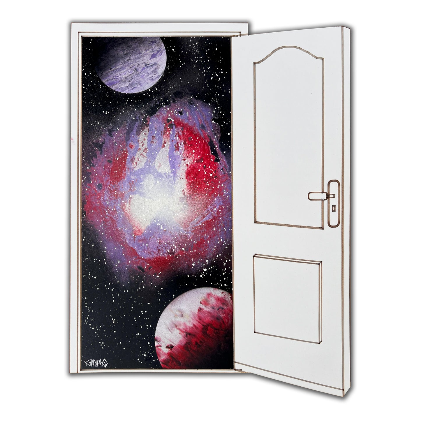 "Door into space" ORIGINAL  wall art